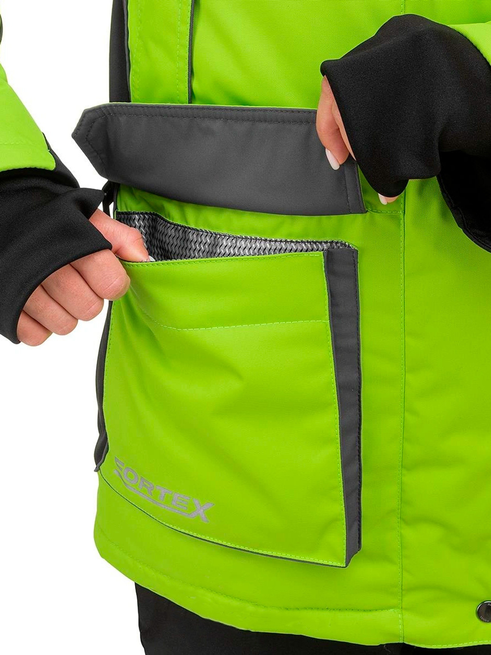 Костюм зимний Helios ZABAVA 8/8 К, AQUA GREEN/BLACK, размер 4XL (T-ZA-4XL-56-170-AG)