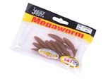 Мягкая съедобная приманка Lucky John MegaWorm 2,5in (63 мм ), цвет S14, 8шт/уп