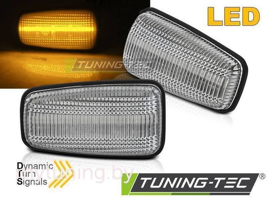 Повторители поворота LED WHITE SEQ для CITROEN SAXO BERLINGO XSARA PEUGEOT 406