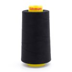 Нитка Gutermann Mara 150 (5000 метров), 1 боб., особо тонкая | _2111 ультра черный (Arta 170)