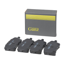Колодки GANZ передние MERCEDES BENZ W203 00- для Girling / 131.5x69.8x19 Арт.:GIJ09276