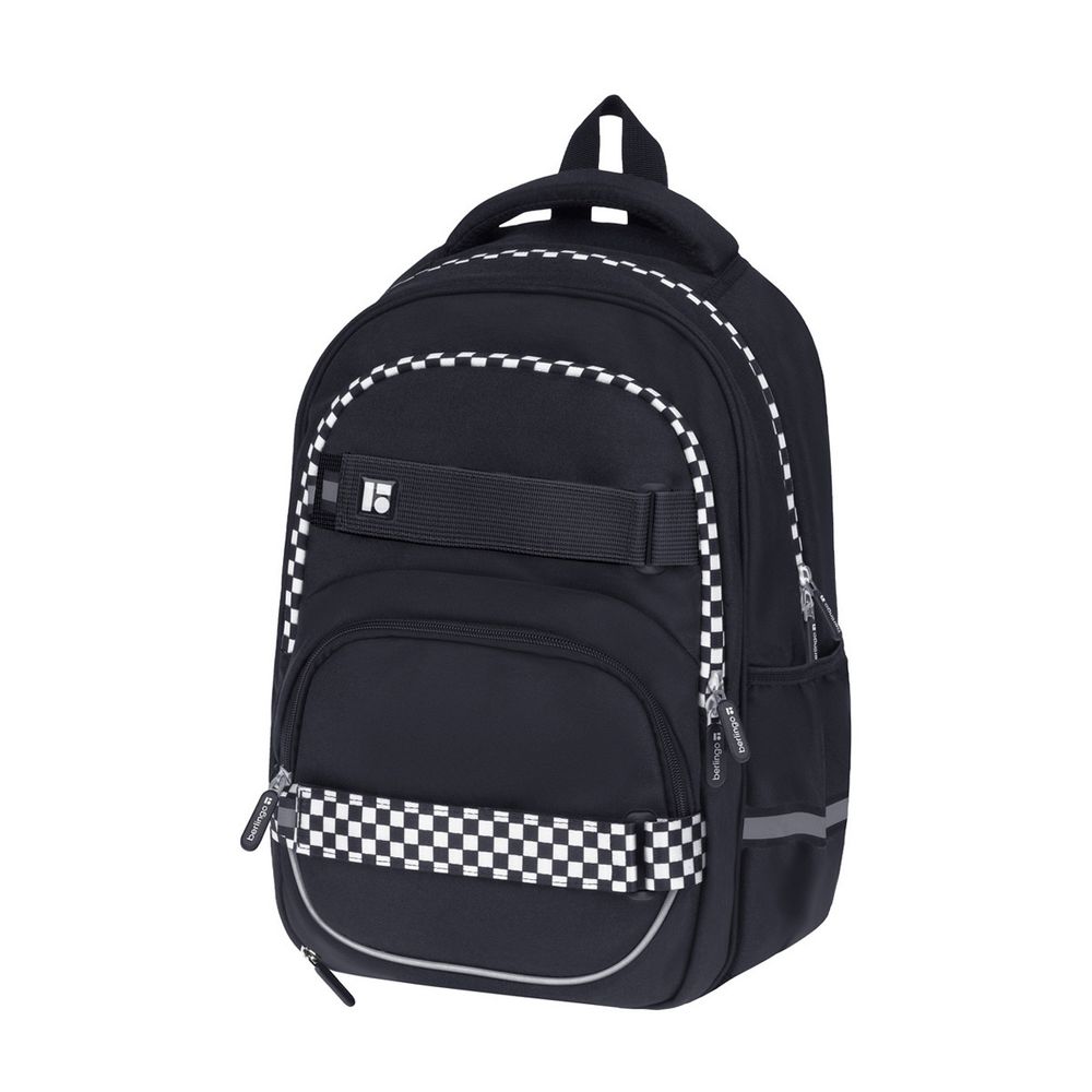 Рюкзак Berlingo Free Spirit "Square", 41*28*17см, 2 отделения, 3 кармана, уплотненная спинка