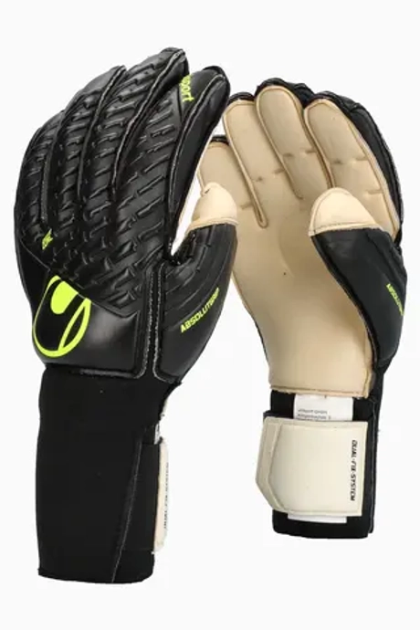 Вратарские перчатки Uhlsport Fangmaschine Absolutgrip Flex Frame Carbon Junior - черный