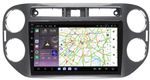 Магнитола для Volkswagen Tiguan 1 2011-2017 (рамка серая) - Kuberg QLed, Android 13, Быстрейшая, CarPlay, SIM-слот
