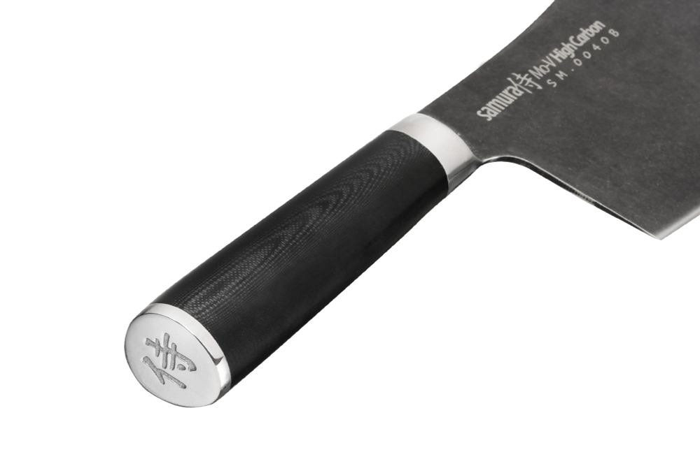 Топорик кухонный 18см Samura Mo-V Stonewash SM-0040B/K