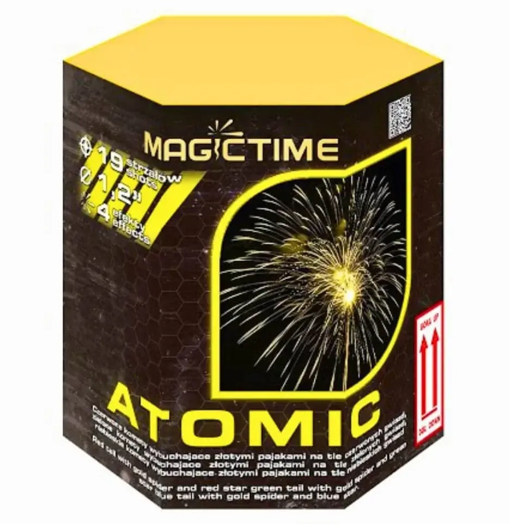 Батарея салютов Atomic (P7134) от Magictime, 19 залпов, 30 мм
