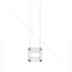 Pendant design lamp  Hyperqube by Felix Monza (1 lampshade ,  Clear)