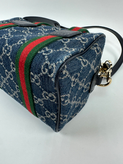 Сумка Gucci GG Denim Boston mini