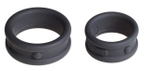 Два широких силиконовых кольца Max-Width Silicone Rings (Цвет: черный)
