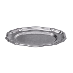 Поднос овальный с рельефом 40x26 см h 2,7 см, нерж. сталь, Antique Metal