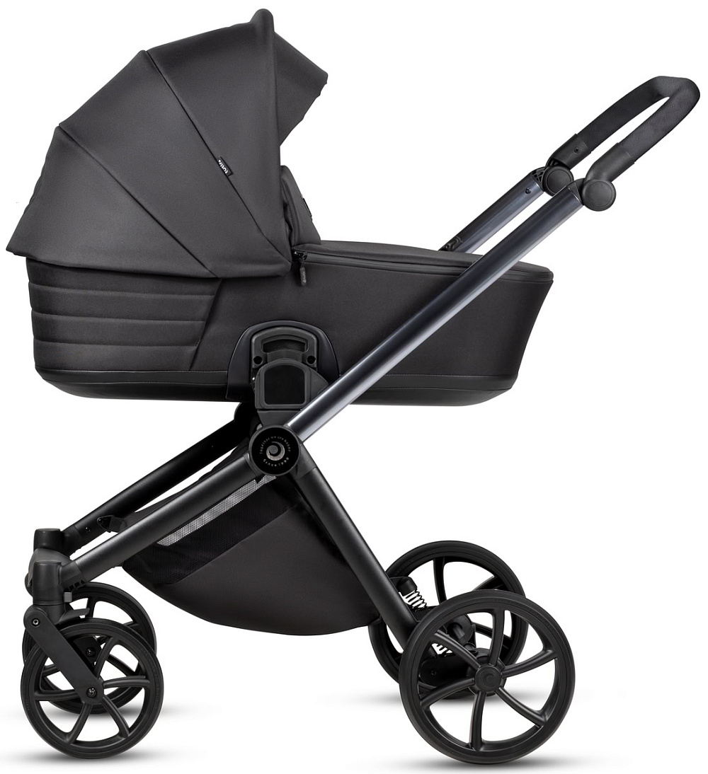 Детская коляска Tutis Mio 3 Plus Black Edition New 3 в 1 с автокреслом Beno Beige 1622060 Obsidian