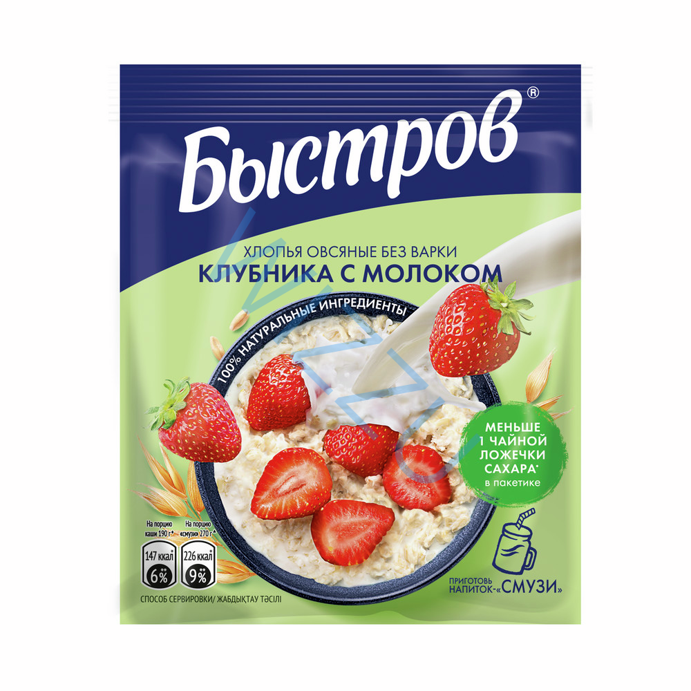Хлопья БЫСТРОВ АссМолокКлМлЛЯ 8х240г
