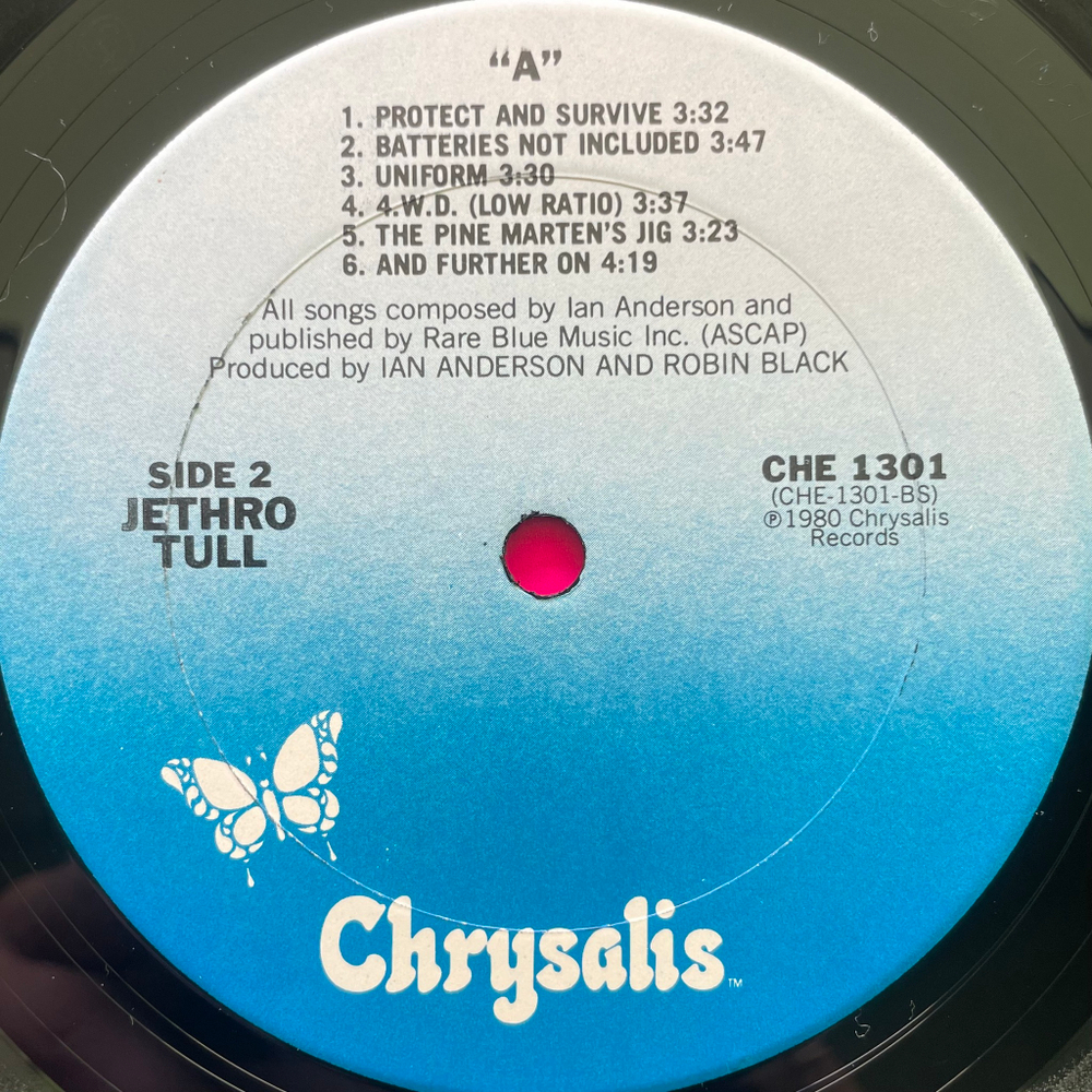 Jethro Tull ‎– A (США 1980г.)