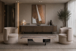 Тумба под телевизор Garda Decor Травертин (Travertine) 220*42*52,5 см