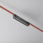 Трековый светодиодный светильник Maytoni Points TR128B-12W3K-M-B