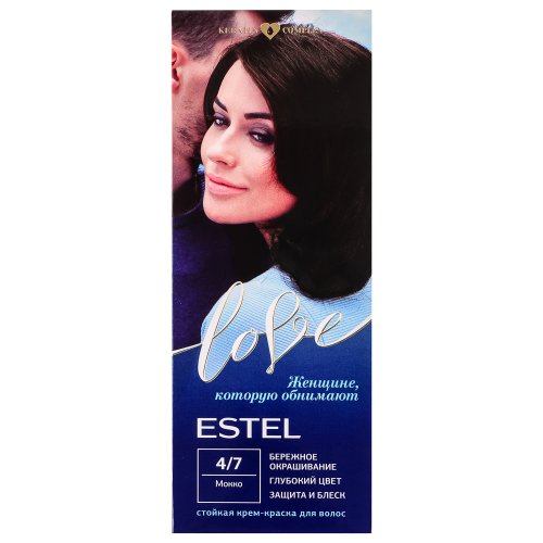 Estel Love Стойкая крем-краска для волос 4/7 мокко