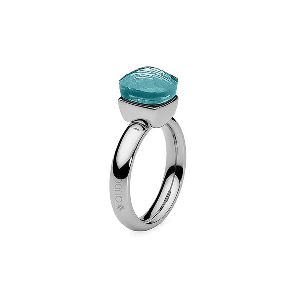 Кольцо Qudo Firenze aquamarine 17.2 мм 610789/17.2 BL/S размер 17,2