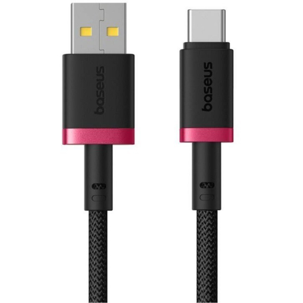Usb Кабель-зарядка TYPE-C Baseus Dura Series 60W 1м (P10377802U01-01) черно-красный