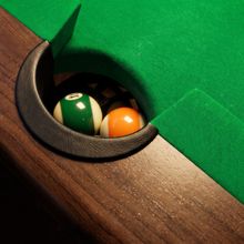 Бильярдный стол для пула Dynamic Billard "Triumph Plus" 8 футов (коричневый) в комплекте, аксессуары и сукно