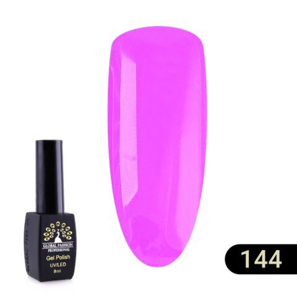 Гель лак BLACK ELITE 144, Global Fashion 8 мл