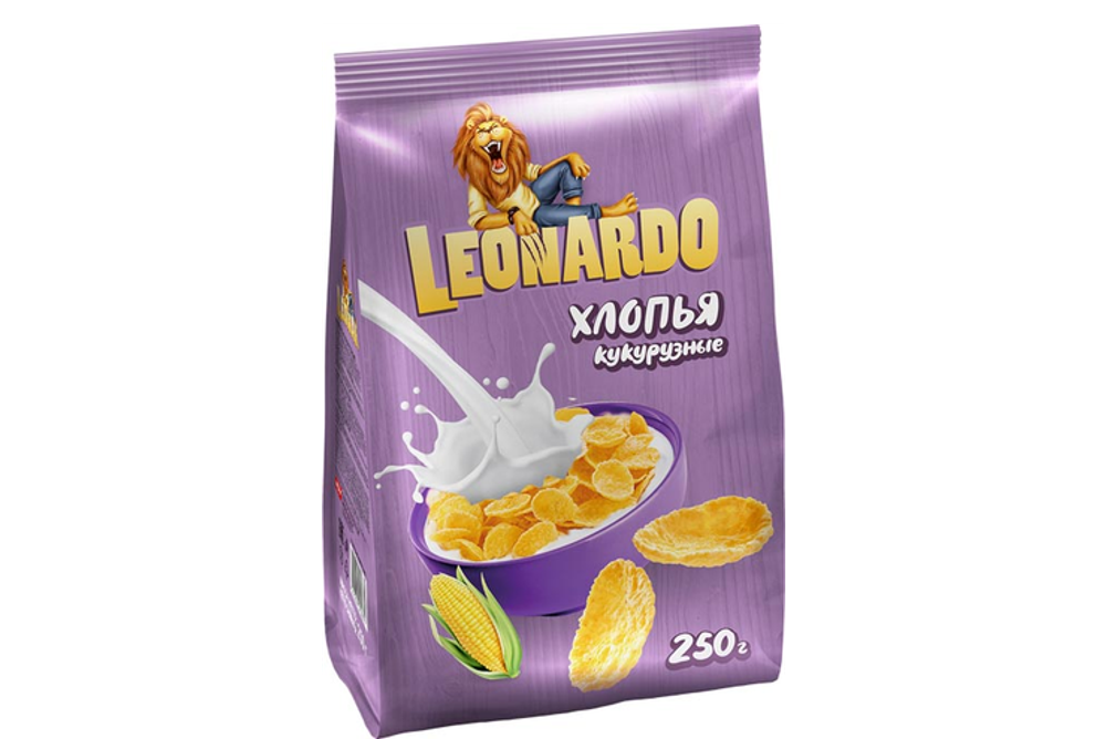 LEONARDO Хлопья кукурузные 250г