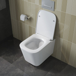 Унитаз подвесной безободковый с сиденьем и смывом TORNADO BelBagno DUE-TOR