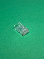 10 шт. Коннектор для интернет кабеля RJ45 cat.5e 8P8C, неэкранированный, штекер для витой пары