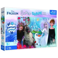 Puzzle - "104 XL" - The world of Anna and Elsa is fun / Disney Frozen
