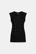 КОРОТКОЕ ПЛАТЬЕ С БРАНДЕБУРАМИ — ZARA