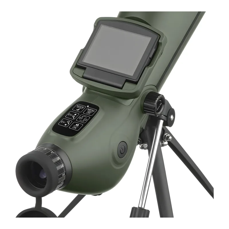 Зрительная труба Veber DigiView NS-01 цифровая - крупный план экрана и кнопок