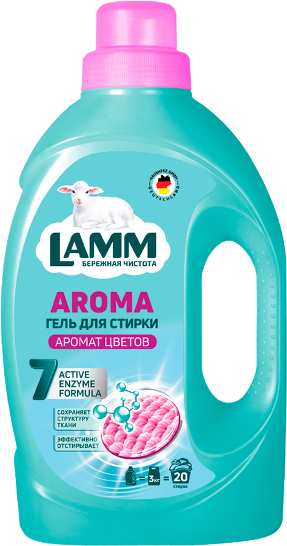 Lamm Гель для стирки 1,3л Аромат цветов