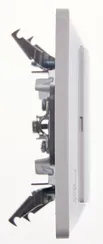 Розетка телевизионная проходная 4 дБ Systeme Electric Glossa Белый GSL000192
