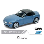 Модель ин. мет. 4.75" "BMW Z4" soft-top открыв. двери 42328H-D (Kinsmart)