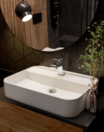 AQM P6121 AQUAme Prato Смеситель для раковины с донным клапаном, хром, однорычажный.