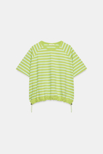 ФУТБОЛКА В ПОЛОСКУ СО СТОППЕРАМИ — ZARA