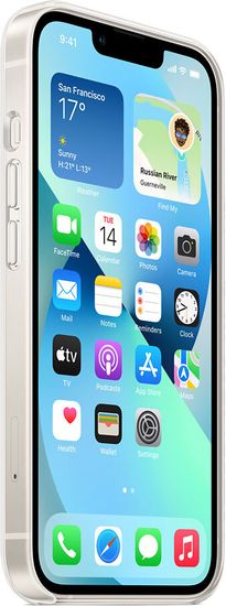 Чехол Apple MagSafe для iPhone 13, поликарбонат, прозрачный
