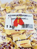 Конфеты Коровка молочная карамель KERMAKARAMELLI 1000 г (из Финляндии).