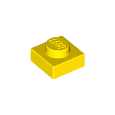 Lego Плитка 1х1 (желтая) 302424