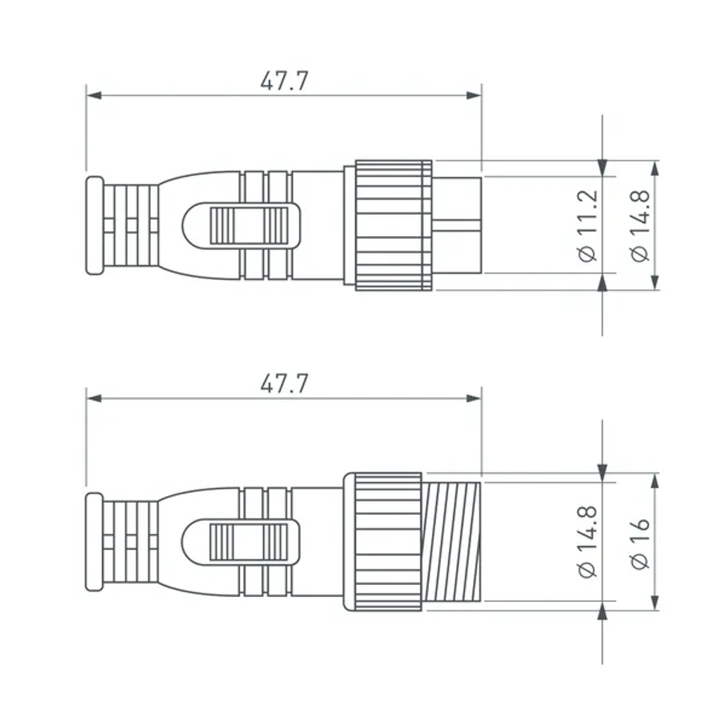 Заглушка ARL-LINE-CAP-4pin-SET (Arlight, IP67 Пластик, 3 года) 042611