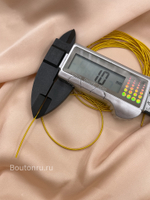 Канитель золотая 1 мм 10 грамм