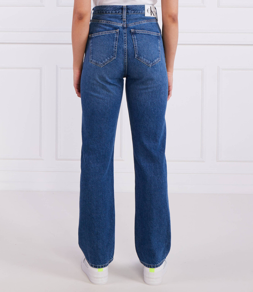 Джинсы HIGH RISE STRAIGHT CALVIN KLEIN JEANS - голубой(J20J220206)
