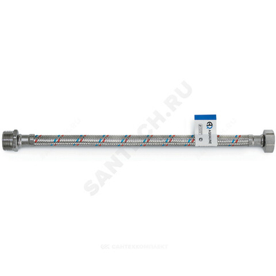 Подводка гибкая для воды нержавеющая оплетка 1/2" г-ш L=2м AQUALINE 04825