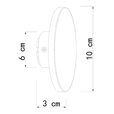 Фасадный светильник Arte Lamp NIMBO A4403AL-1BK, 1хLED