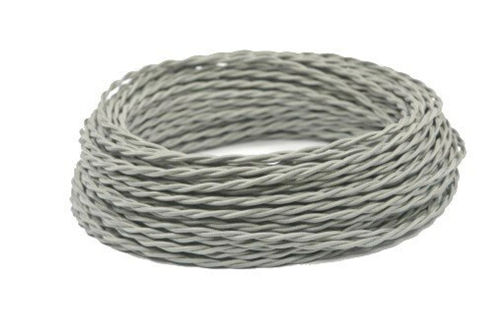 Ретро провод витой Серый Interior Wire Twist Магус ТМ ПВР-СЕР / 2х2,5
