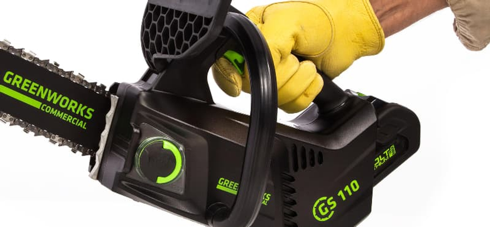 Пила цепная одноручная аккумуляторная Greenworks Арт. 2003807 (арбориста), 40V, 25,4 см, бесщеточная, без АКБ и ЗУ
