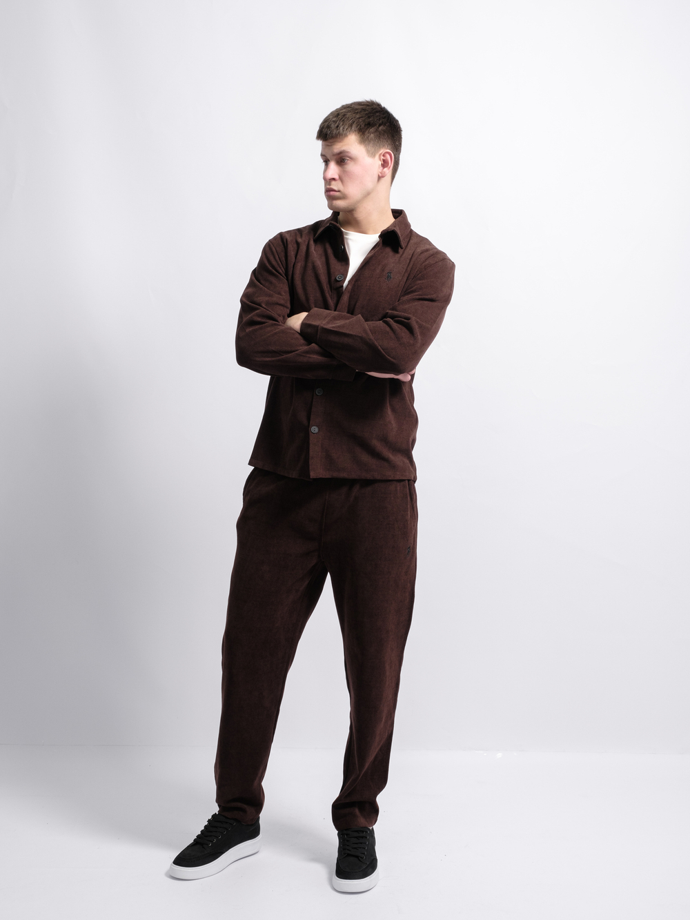 Костюм Polo Rl вельвет(тем.-корич.)