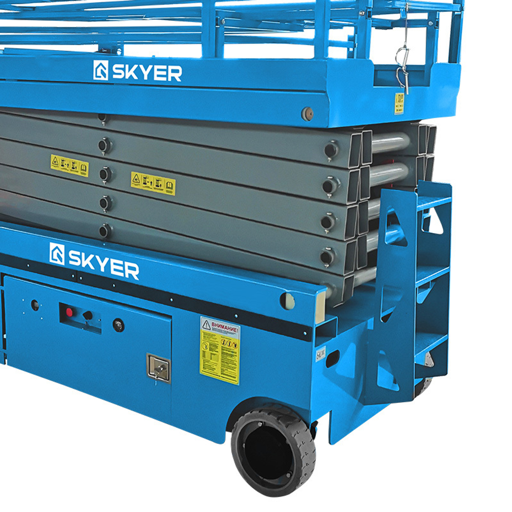 Самоходный ножничный подъемник с выдвижной платформой SKYER PL1245