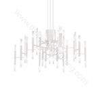 Pendant design lamp  THE LIGHT by Alma 60 lampshades (White)