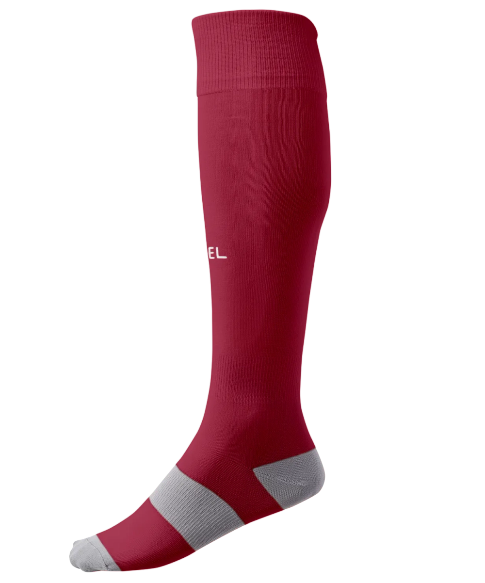 Гетры футбольные CAMP BASIC SOCKS, гранатовый/серый/белый
