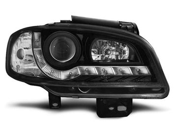 Передние фары Seat Cordoba 1/Ibiza 2 daylight black